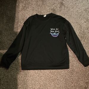 Black Graphic Sweatshirt